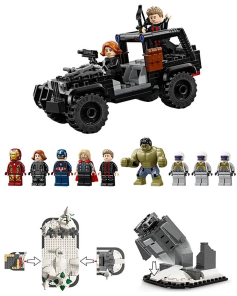 Lego Marvel Avengers Assemble: Ultron Çağı 76291 - 3