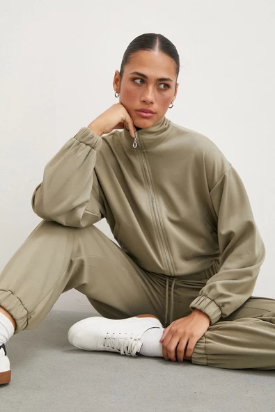 Lastikli Cepli Eşofman Altı Çağla - Resim 6