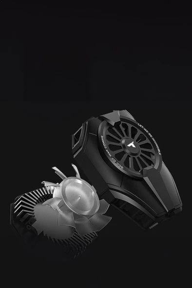 Torima ACC-30 Kablolu Cep Telefonu Soğutma Fanı Gamer Oyuncu Radyatör Soğutucu Siyah - 4