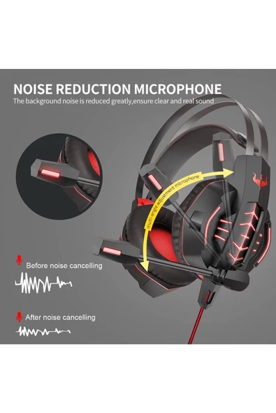 Pell OV-P20 KULAK ÜSTÜ KABLOLU KULAKLIK MOBİL VE PS4 İÇİN OYUNCU KULAKLIĞI - Resim 2