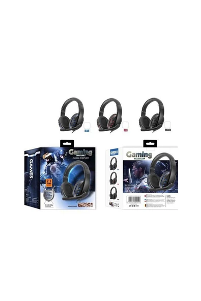 Pell GM012 Kablolu Mikrofonlu Kulak Üstü Kulaklık - Resim 3