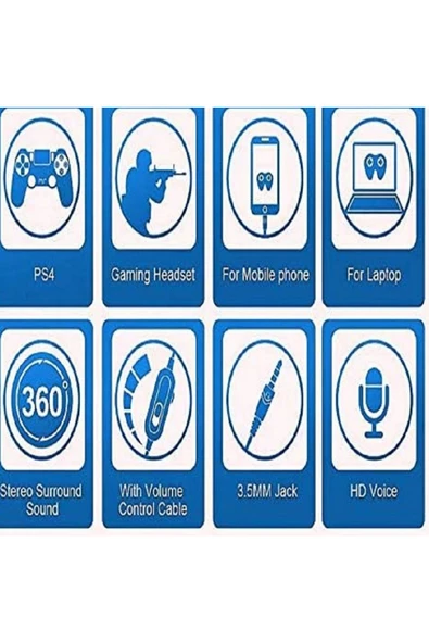 Pell OV-P1 Kulak Üstü Kulaklık Gürültü Önleme ve Mikrofon - Resim 3