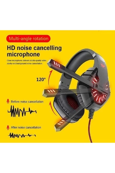 Pell OV-P40 KABLOLU KULAKLIK Mobil / PS5-4 /Xbox/PC için Mikrofonlu Stereo 3,5 mm Oyun Kulaklığı - 3