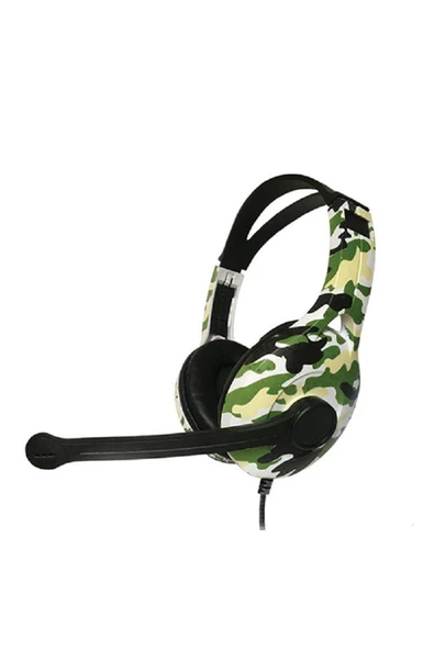 Pell AK13 Ayarlanabilir Kablolu Mikrofonlu Kulaküstü Kulaklık