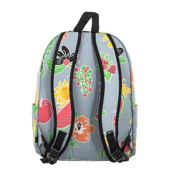 Vans Old Skool 22L Sırt Çantası Çiçekli Mavi - Resim 4