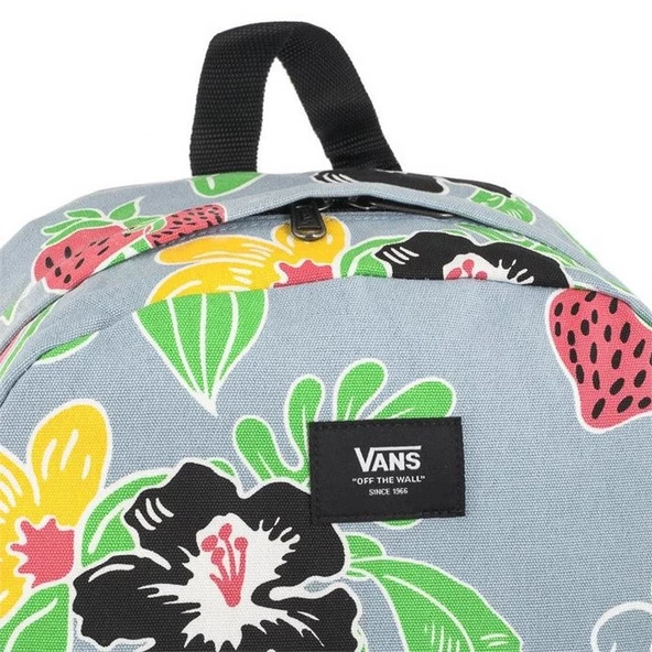 Vans Old Skool 22L Sırt Çantası Çiçekli Mavi - Resim 8