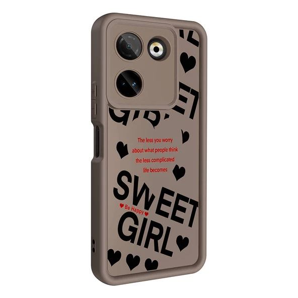 Tecno Camon 20 Pro 4G Kılıf Kamera Korumalı Baskılı Arka Yüzey Klas Kapak - Resim 11