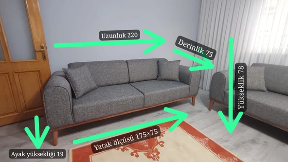 Mimoza Koltuk Takımı (müşteri evinden) - 5