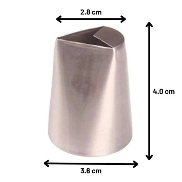 Büyük Boy Kalp Krema Duyu 36x28x40 Mm | İthal Krema Torbası Hediye (DY-F05) - 2