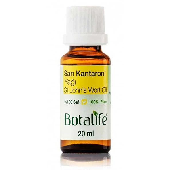 Botalife Saf Sarı Kantaron Yağı 20ml Seyreltilmemiş Meserasyon