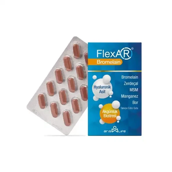 Flexar Bromelain 30 Tablet ürün görseli 1