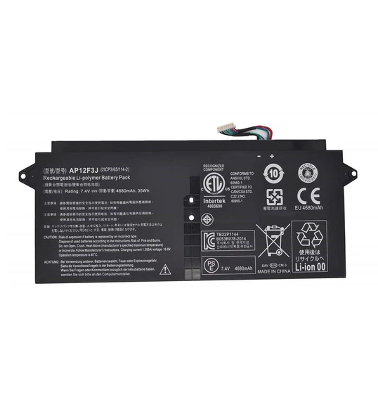 Acer AP12F3J(2ICP3/65/114-2) Batarya Pil ürün görseli