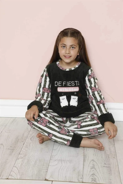 Akbeniz WelSoft Polar Çocuk Pijama Takımı 20243Y - 3