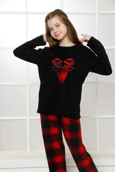 Akbeniz WelSoft Polar Çocuk Pijama Takımı 4632 - 2