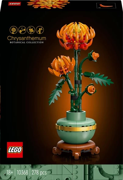 LEGO® Botanicals Krizantem 10368 - Resim 8