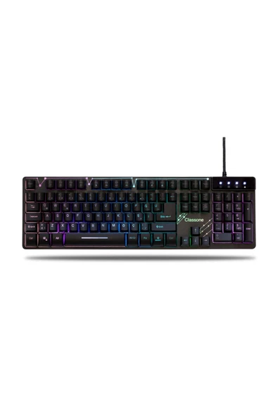 Classone RGB10 RGB Kablolu Oyuncu Klavyesi - 6