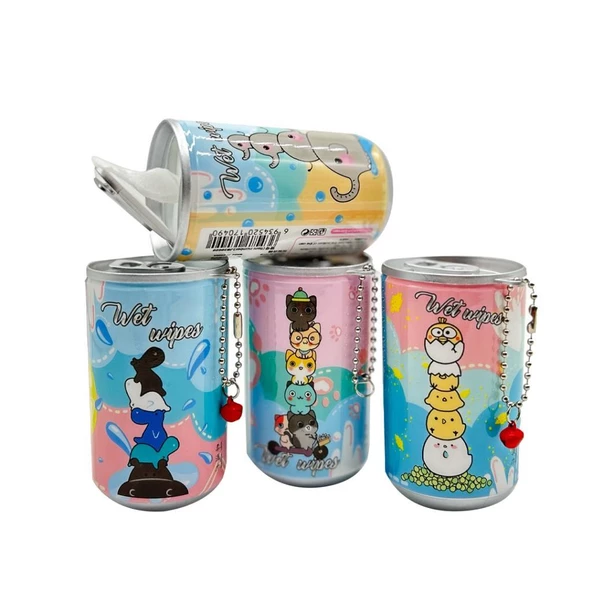 New-Max Sevimli Filler Aksesuarlı Islak Mendil 4'lü Paket Toplam 96 Yaprak 24*4 - 2