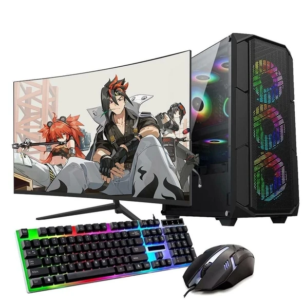 Ryzen5 5600 32GB 480SSD 8GB RTX3050 27" Mon. Oyun Bilgisayarı