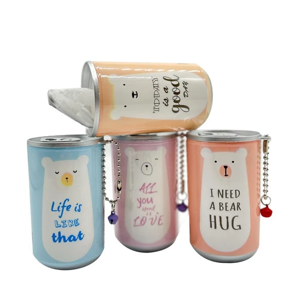 New-Max Sevimli Ayı Figürlü Aksesuarlı Islak Mendil 4'lü Paket Toplam 96 Yaprak 24*4 - 2