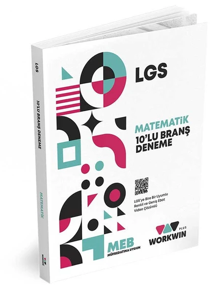 LGS MATEMATİK 10'LU Branş Denemeleri | Video Çözümlü | MEB Müfredatına Uygun ürün görseli 1