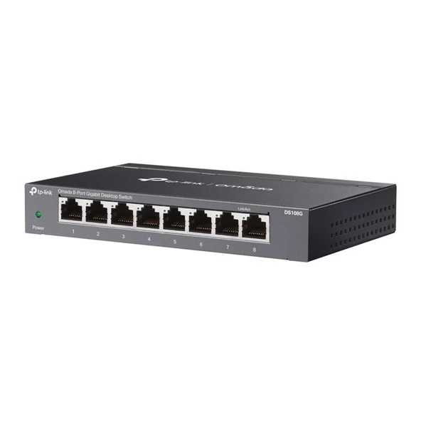 TP-LINK OMADA DS108G 8 PORT GIGABIT MASAÜSTÜ METAL KASA SWITCH - 2