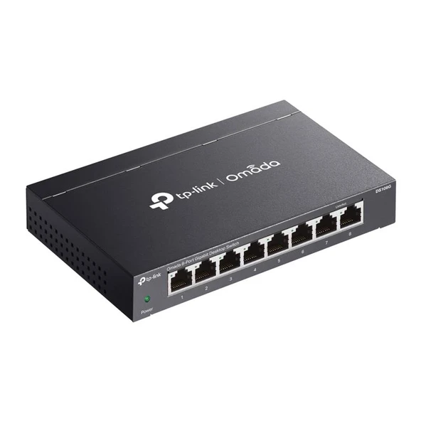 TP-LINK OMADA DS108G 8 PORT GIGABIT MASAÜSTÜ METAL KASA SWITCH - 3