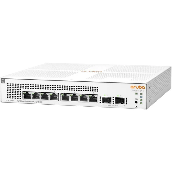 HPE ARUBA ION 1930 JL681A 8 PORT GIGABIT POE + 2XSFP UPLINK YÖNETİLEBİLİR 124W POE SWITCH - 2