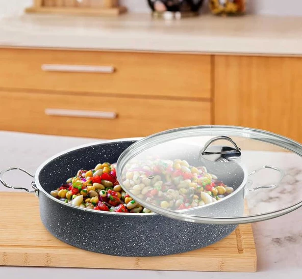 Eda ZK-051 Zeyna 22 cm Granit Pilav Karnıyarık Tencere