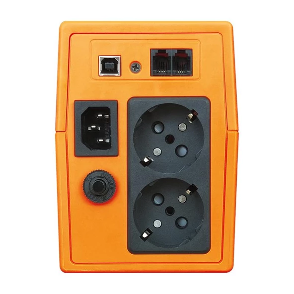 MAKELSAN LION 650VA 1F/1F (1X7AH) 5/10DK LINE INTERAKTIF UPS - 2