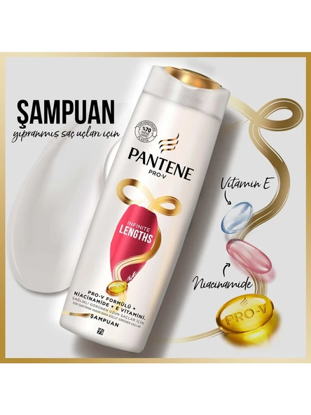 Pantene Infınıty Lengths Şampuan 350 Ml - Resim 3
