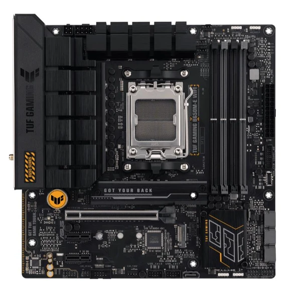 ASUS TUF GAMING B650M-E WIFI DDR5 6400MHZ 1XHDMI 2XDP 2XM.2 USB 3.2 MATX AM5 ( AMD AM5 7000 SERİSİ İŞLEMCİ İLE UYUMLU) - 2