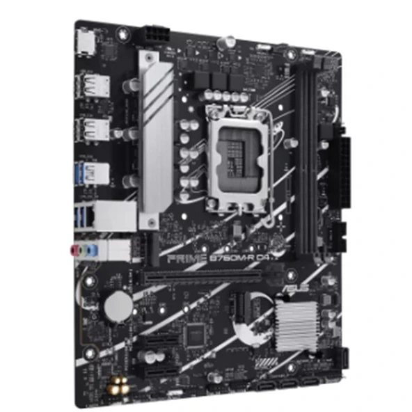 ASUS PRIME B760M-R D4 DDR4 5333MHZ 1XHDMI 2XM.2 USB 3.2 MATX 1700P (12. / 13. VE 14. NESİL İŞLEMCİ İLE UYUMLU) - 3