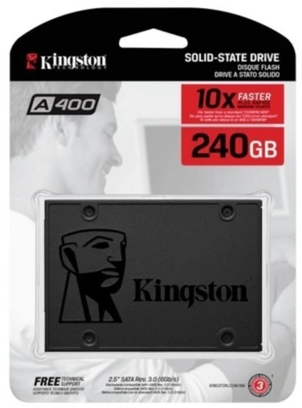 Kingston SA400S37/240G  240 GB A400 SATA3 2.5 SSD
