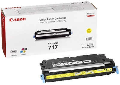 Canon CRG-717Y Orjinal Sarı Toner