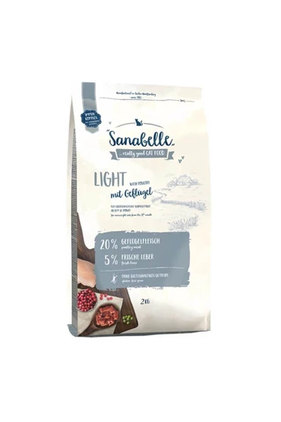 Sanabelle Kedi Maması Light 2 Kg