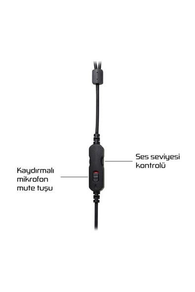 Kingston HyperX Cloud Stinger Core HX-HSCSC2-BK/WW Kablolu Mikrofonlu Kulak Üstü Oyuncu Kulaklığı - 5