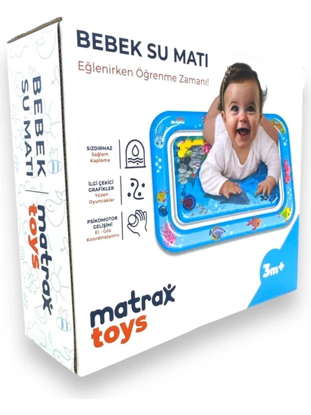 Dayanıklı Şişirilebilen Bebek Su Aktivite Ve Oyun Matı - 3