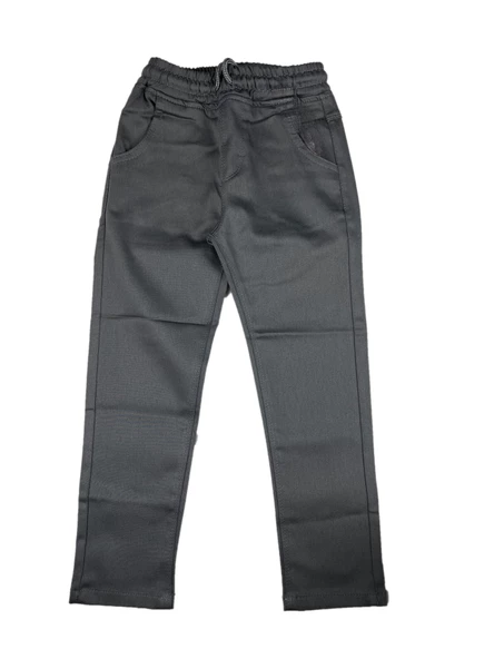 Unisex Çocuk Beli Lastikli Okul Pantolonu 7-16 yaş - 5