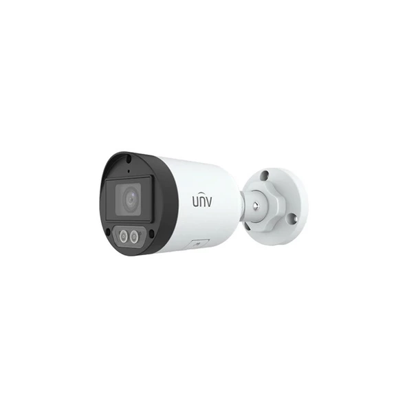 Uniview IPC2122LB-AF28K-WL 2mp 2.8mm Sabit Lens Dahili Sesli H.265+ ColorHunter IR Bullet IP Kamera