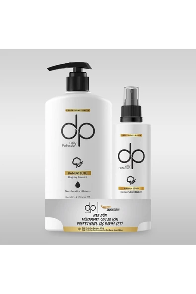 DP Daily Perfection Daily Perfection Pamuksütübuğdayproteini 425ml Şampuan-sıvı Saç Kremi 180 ml