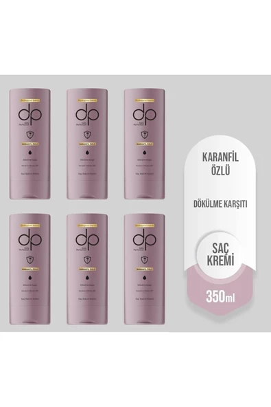 DP Daily Perfection Karanfil Özlü Saç Bakım Kremi 350 ml x 6 adet