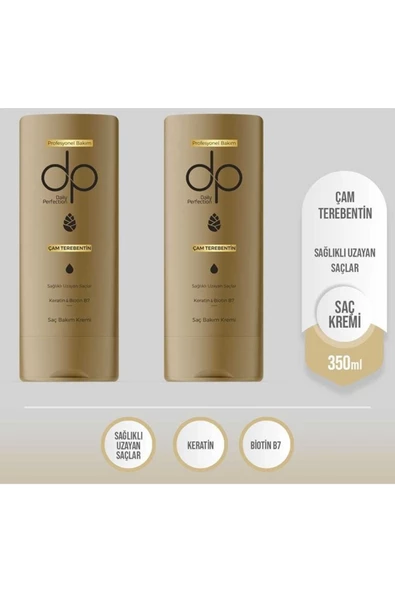 DP Daily Perfection Çam Terebentin Saç Bakım Kremi 350 ml x 2 adet