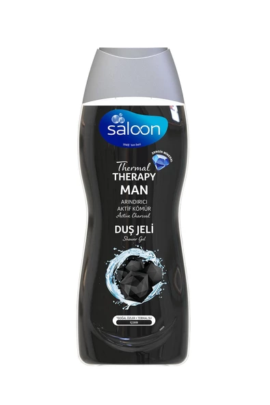 Saloon Thermal Therapy Man Duş Jeli Aktif Kömür 450 ml