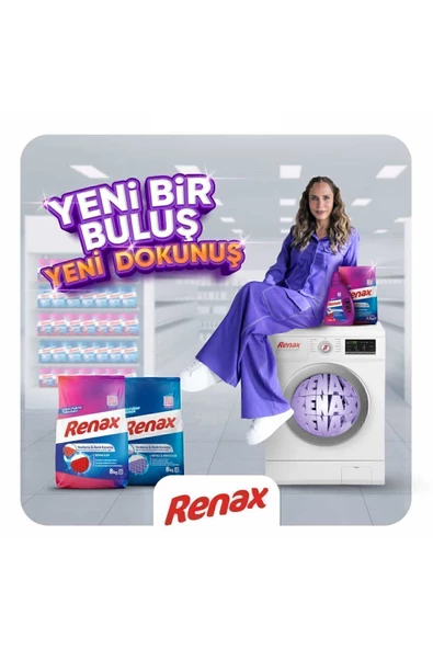 RENAX Beyaz ve Renkliler Toz Çamaşır Deterjanı 8 Kg