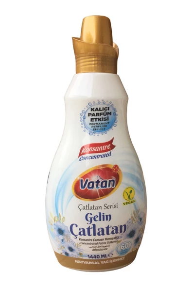 Vatan Gelin Çatlatan Konsantre Çamaşır Yumuşatıcı 1440ml