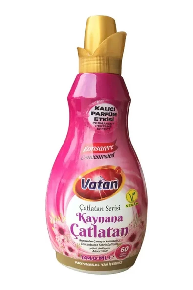 Vatan KAYNANA ÇATLATAN YUMUŞATICI 60 YIKAMA 1440 ml