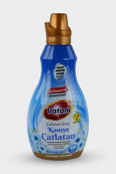 Vatan komşu çatlatan konsantre 1440 ml 60 yıkama