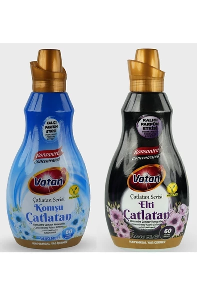 Vatan komşu çatlatan-elti çatlatan 1440 ml 60 yıkama 2 adet