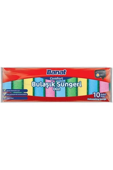 Banat Bulaşık Süngeri 10 Adet