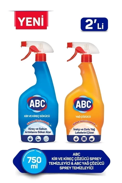 ABC Kireç Sökücü Ve Yağ Sökücü 750 ml 750 ml